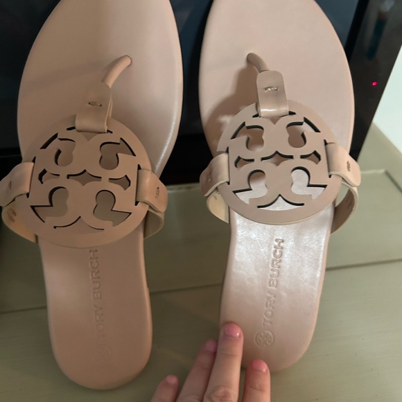 Tory Burch Shoes - Tory Burch Miller Beige Sandals